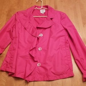 NWT Armani Collezioni Pink Lightweat Jacket